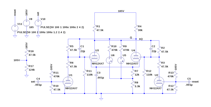  Our SR Latch circuit diagram.